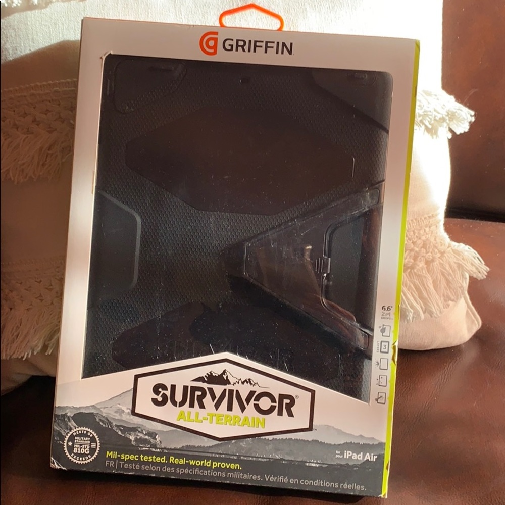 Survivor iPad Air-BLK MILITARY-Duty case.